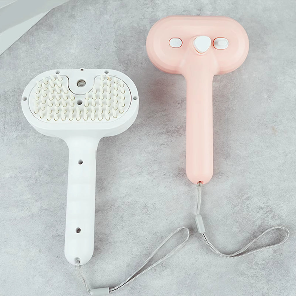 Cat Dog Steam Brush Pets Steam Brush Electric Hair Removal Spray Massage Pet Grooming Shedding Tool Electric Spray Massage Comb