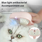 Cat Dog Steam Brush Pets Steam Brush Electric Hair Removal Spray Massage Pet Grooming Shedding Tool Electric Spray Massage Comb